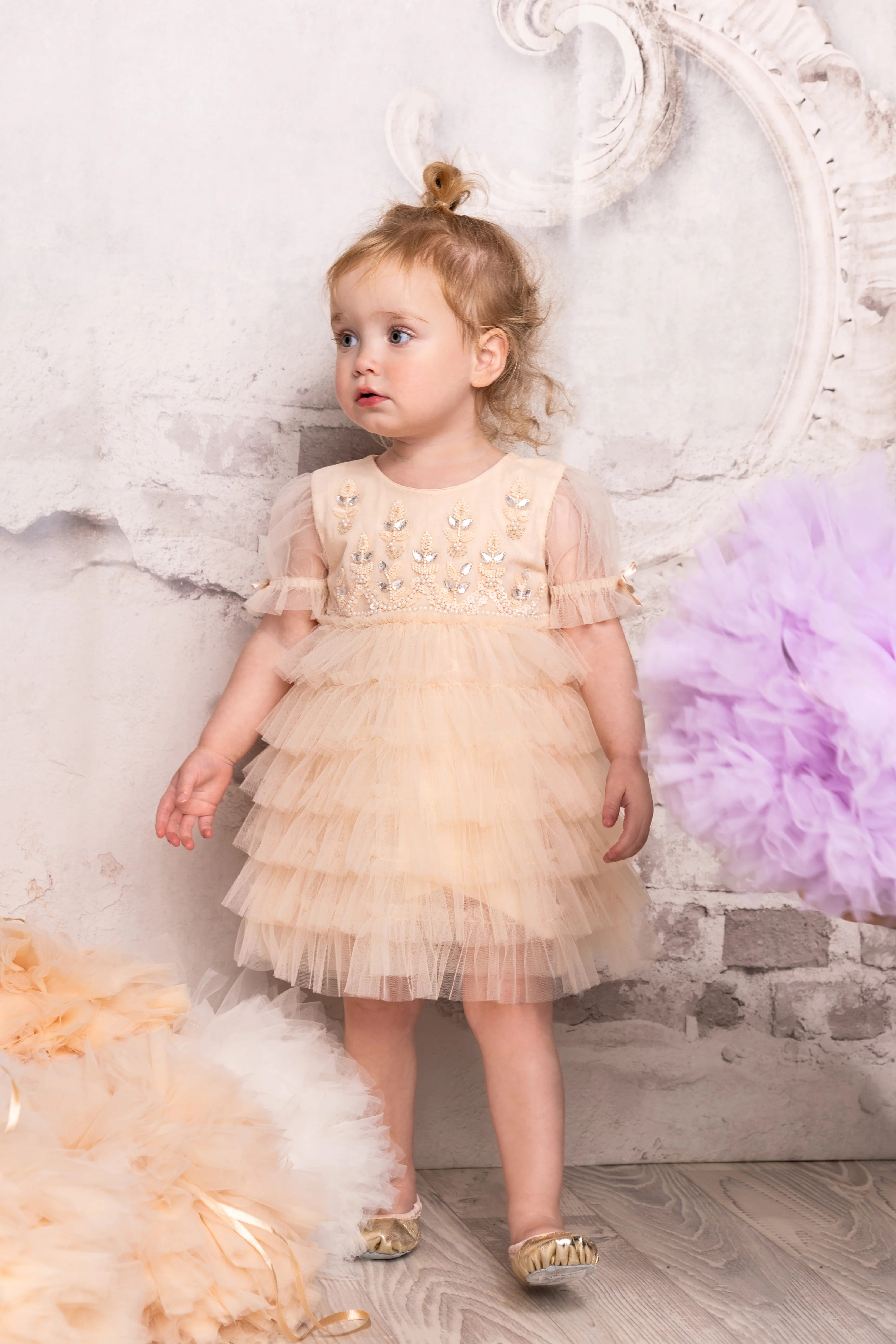 Bébé Field of Dreams Tulle Dress - Image 2