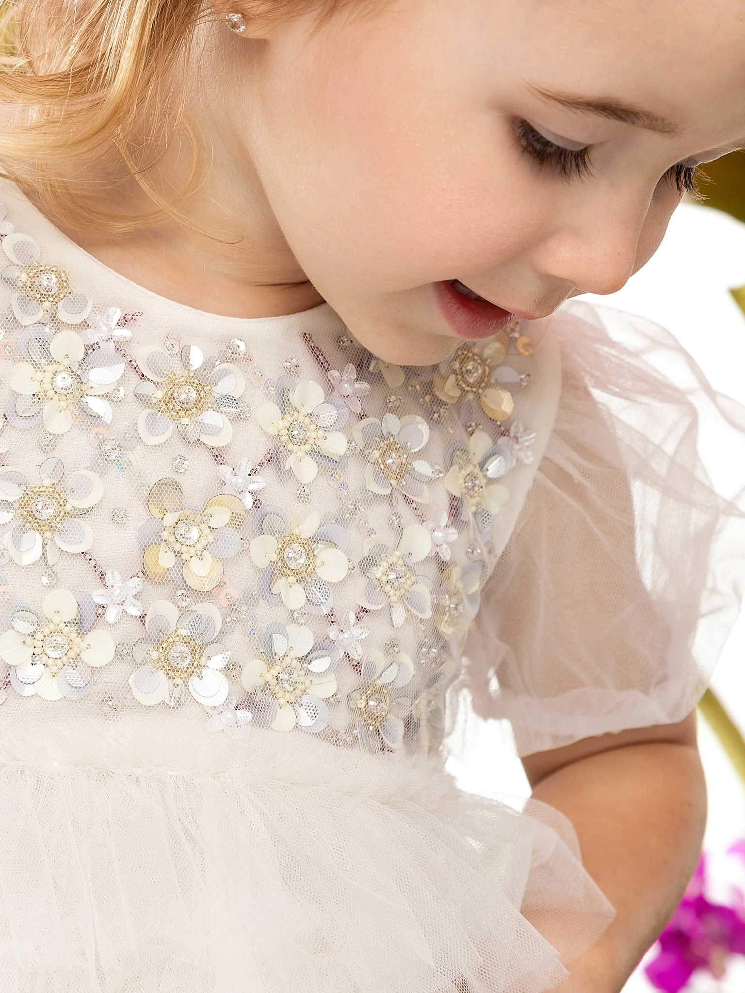 Bébé Meadow Muse Tulle Dress - Image 3