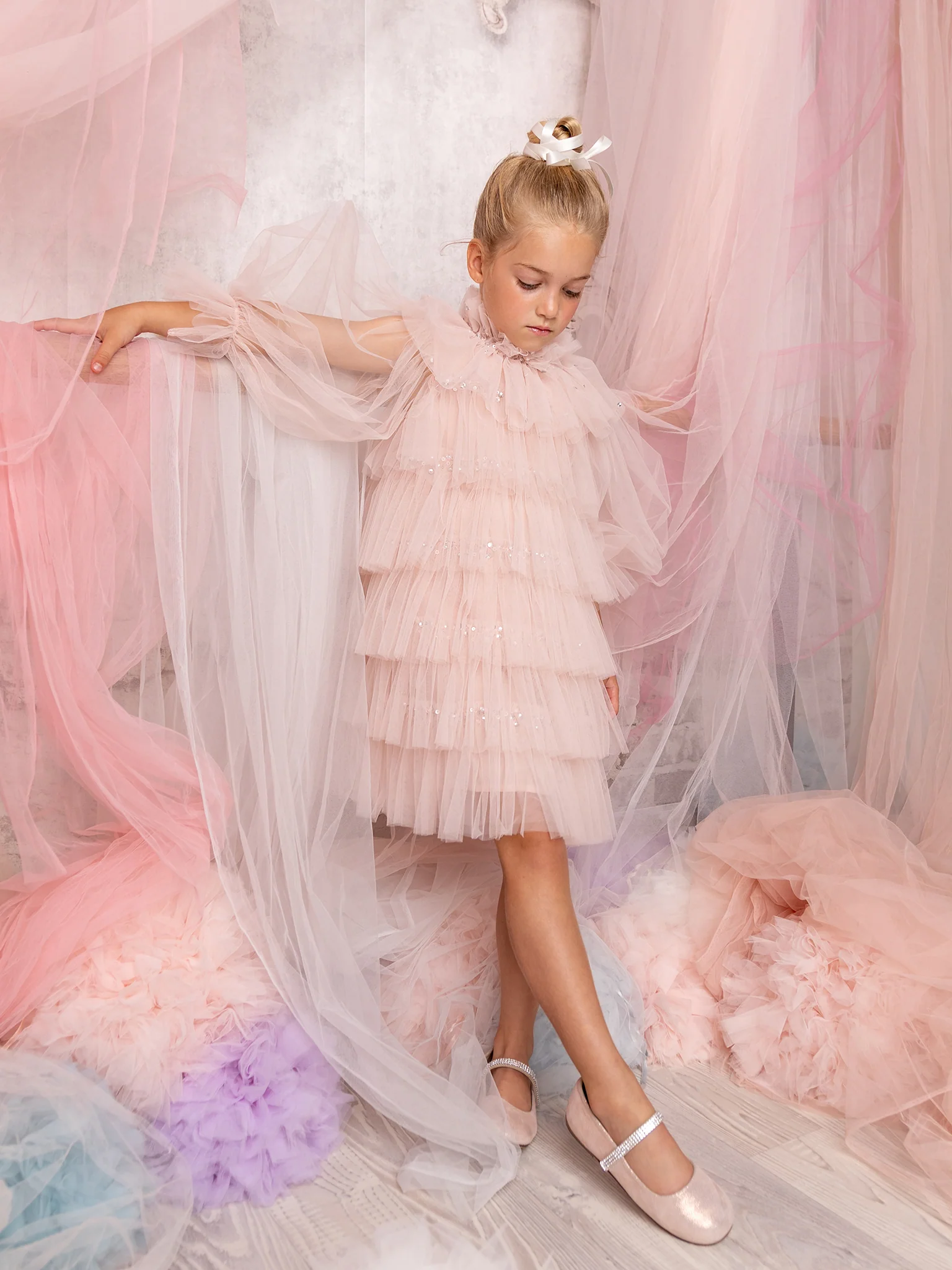 Luminous Tulle Dress - Image 2