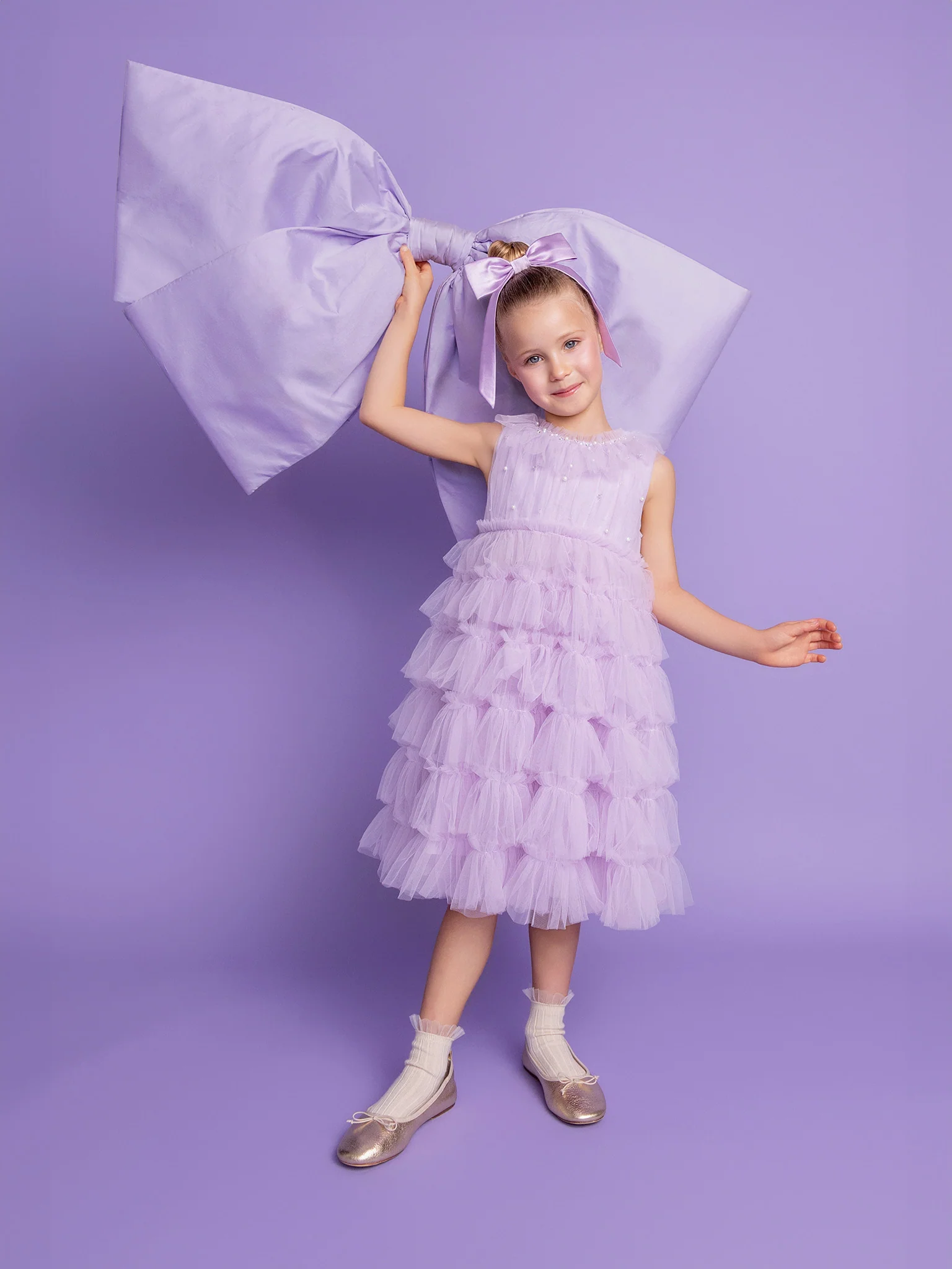 Mural Tulle Dress - Image 4
