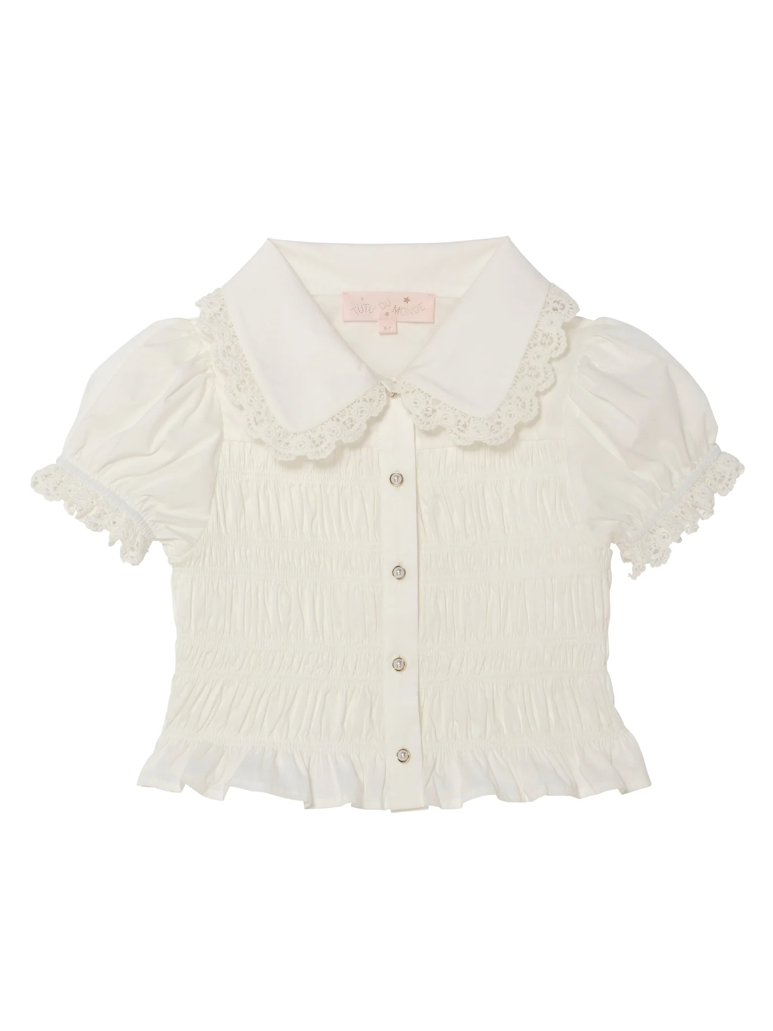 Pink Classic Skirt & Brigitte Blouse Two Piece Set | Value $230 - Image 4
