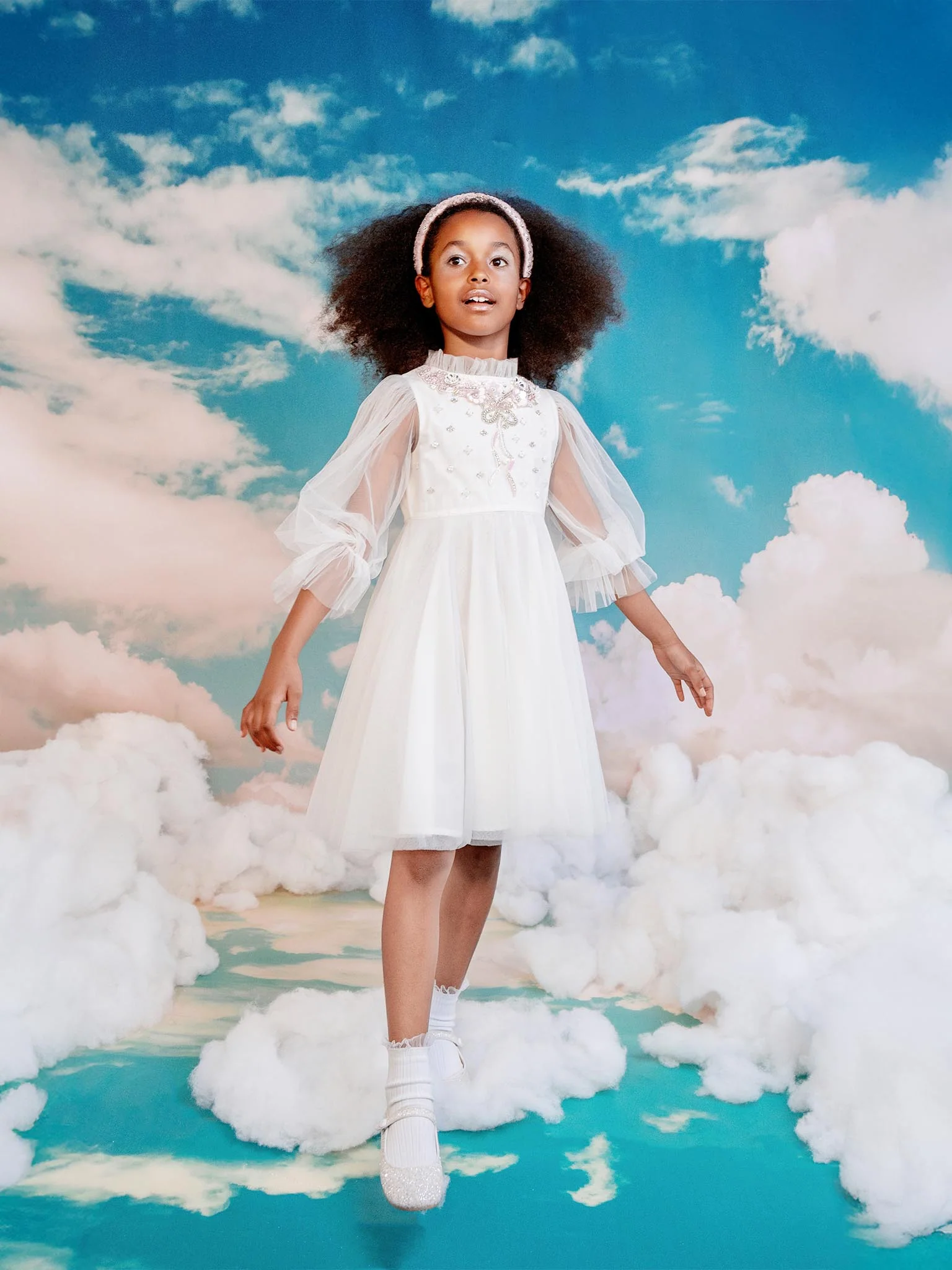 Rosy Ribbons Tulle Dress - Image 2