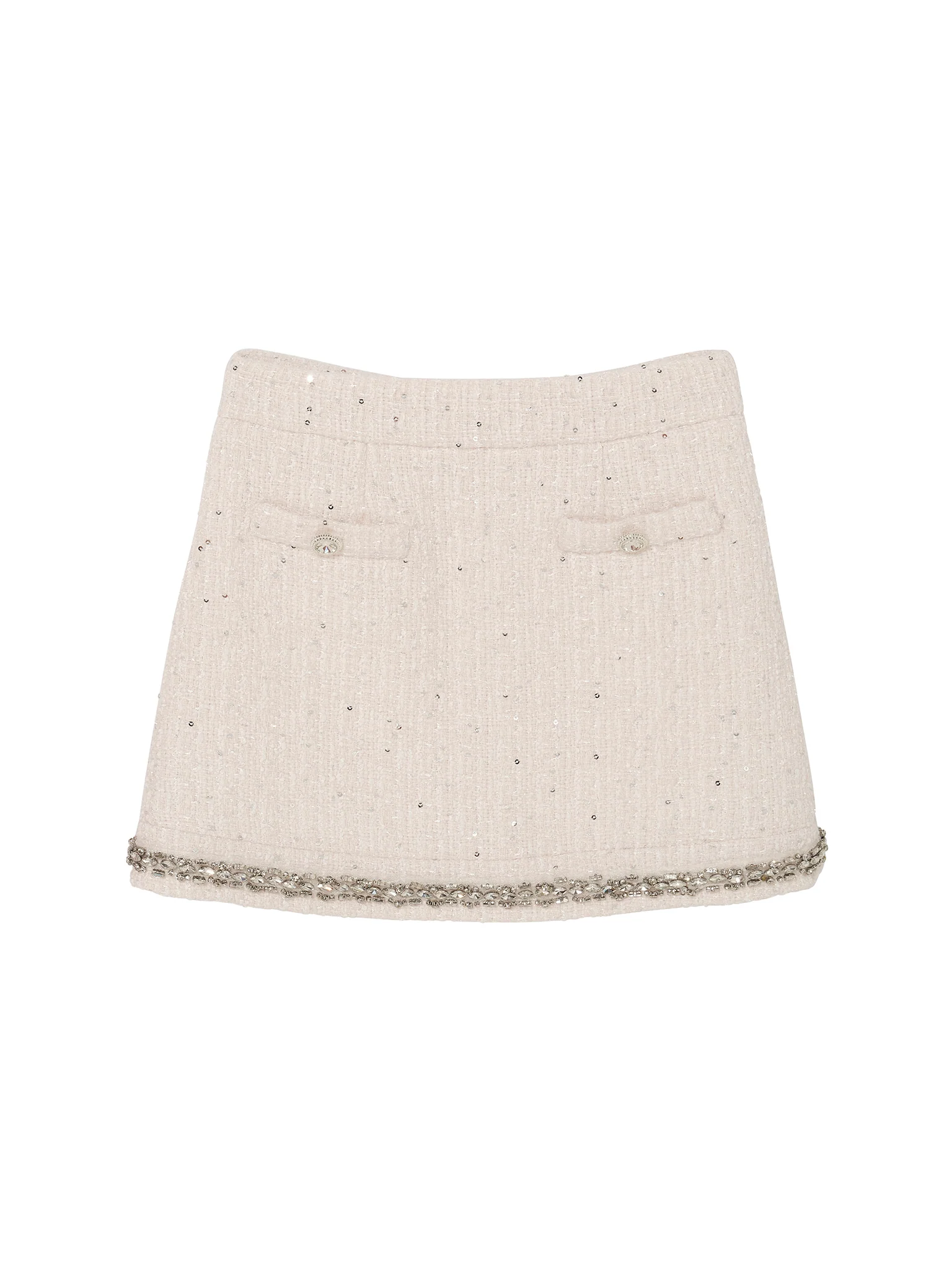 White Audrey Skirt & Pink Elysee Top Two Piece Set | Value $215 - Image 4